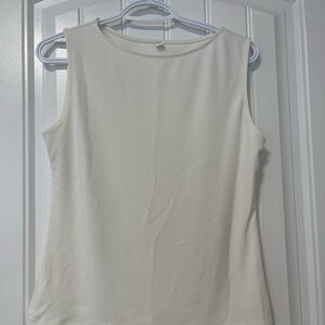 Uniqlo Cream Sleeveless Top
